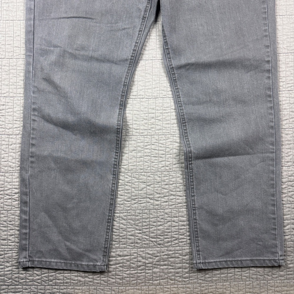 Levis 541 Athletic Taper Grey Jeans Mens 38x30 (38x29) Stretch Denim Pants - Picture 4 of 13